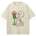 Unisex Casper Gumball Machine Printed Washed Tee