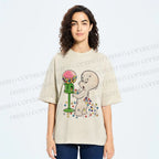 Unisex Casper Gumball Machine Printed Washed Tee