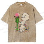 Unisex Casper Gumball Machine Printed Washed Tee