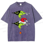 Unisex Grinch EW People Printed Washed Tee