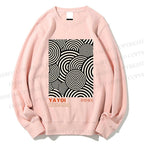 Unisex Yayoi Kusama Geometric Circles Printed Sweatshirt