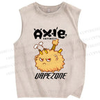 Unisex Axie Infinity Printed Washed Tank Top