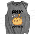 Unisex Axie Infinity Printed Washed Tank Top
