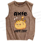 Unisex Axie Infinity Printed Washed Tank Top