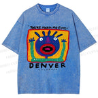 Unisex  You're Making Me Crazy Printed Washed Tee