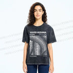Unisex Yayoi Kusama Poster Printed Washed Tee