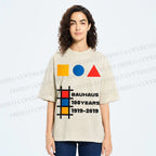 Unisex Bauhaus 100 Years Printed Washed Tee