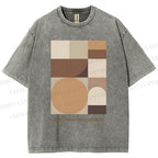 Unisex Bauhaus Formations Printed Washed Tee