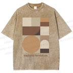 Unisex Bauhaus Formations Printed Washed Tee