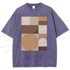 Unisex Bauhaus Formations Printed Washed Tee