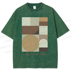 Unisex Bauhaus Formations Printed Washed Tee