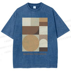 Unisex Bauhaus Formations Printed Washed Tee