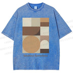Unisex Bauhaus Formations Printed Washed Tee