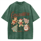 Gingerbread Bakery Vintage Washed T-shirt