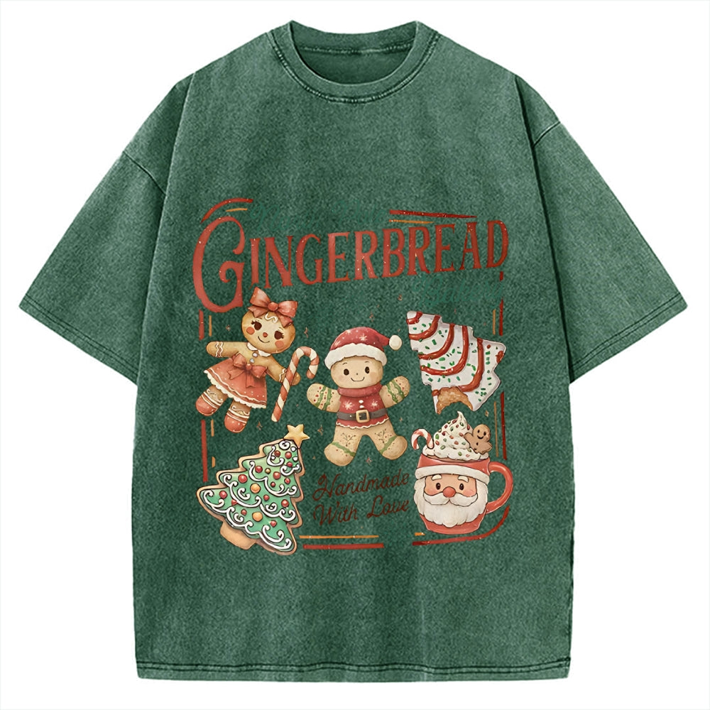 Gingerbread Bakery Vintage Washed T-shirt
