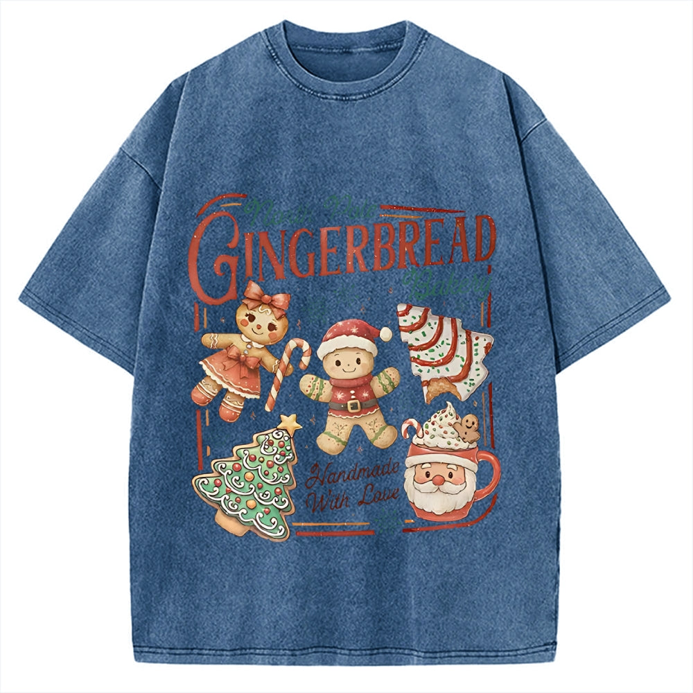 Gingerbread Bakery Vintage Washed T-shirt