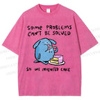 Unisex We Invented Cakes Printed Washed Tee