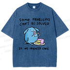 Unisex We Invented Cakes Printed Washed Tee