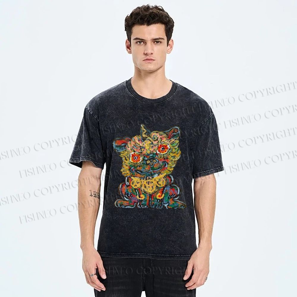 Unisex  Miwa Komatsu Printed Washed Tee