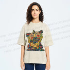 Unisex  Miwa Komatsu Printed Washed Tee