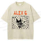 Unisex Alex G Printed Washed Tee
