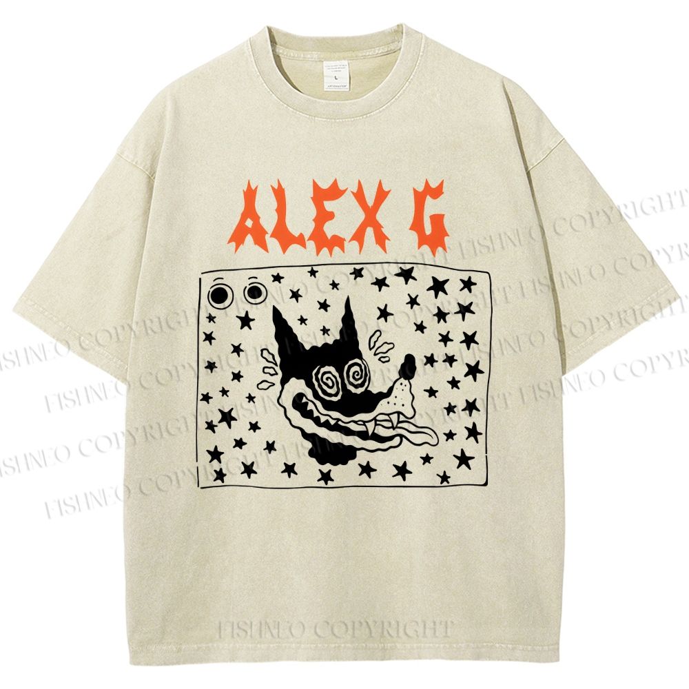 Unisex Alex G Printed Washed Tee