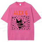 Unisex Alex G Printed Washed Tee