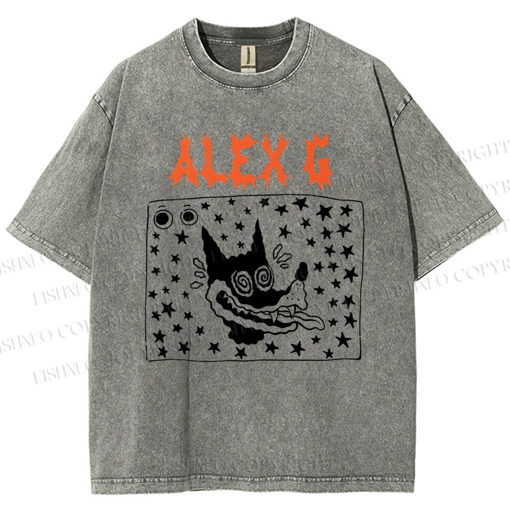 Unisex Alex G Printed Washed Tee