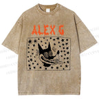 Unisex Alex G Printed Washed Tee