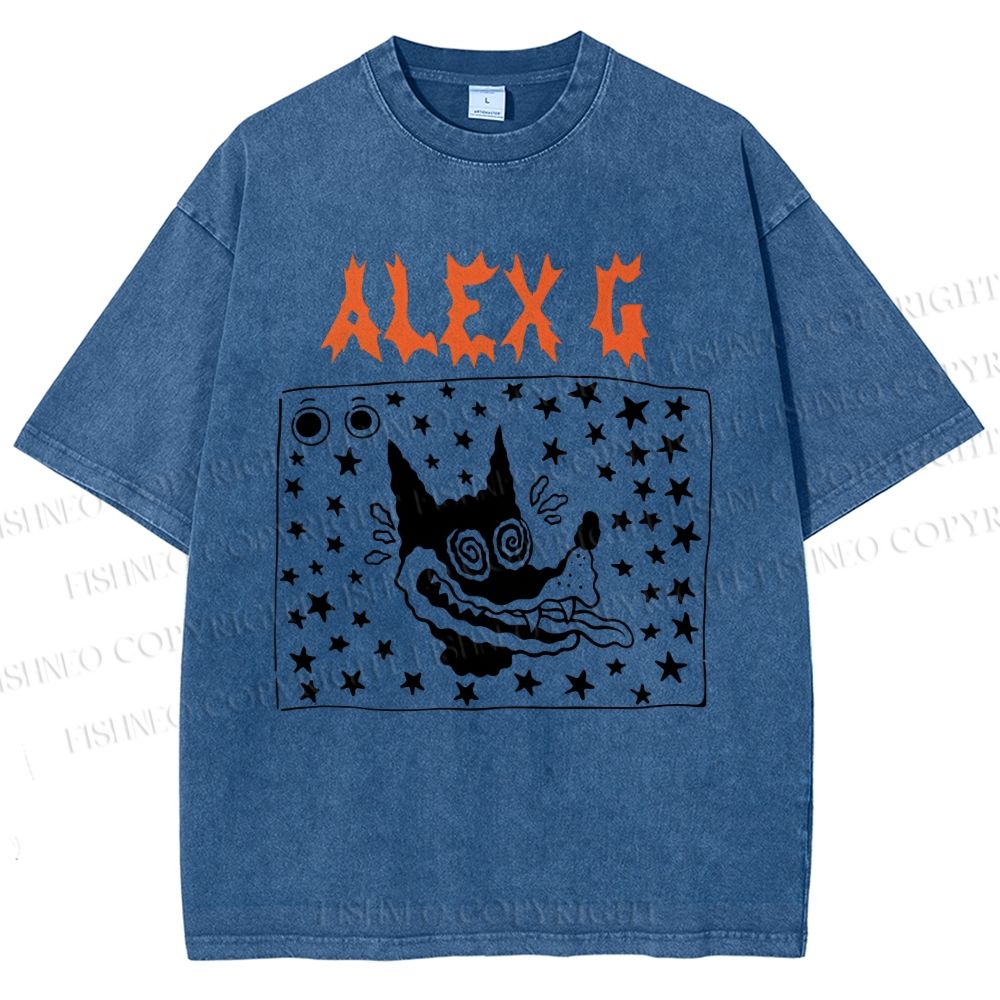 Unisex Alex G Printed Washed Tee