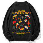 Kyoto Koi Fish Cotton Sweatshirt