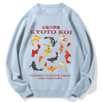Kyoto Koi Fish Cotton Sweatshirt