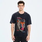 Yayoi Kusama Ape Vintage Washed Crew Neck T-Shirt