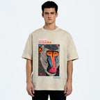 Yayoi Kusama Ape Vintage Washed Crew Neck T-Shirt