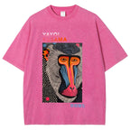 Yayoi Kusama Ape Vintage Washed Crew Neck T-Shirt