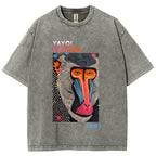 Yayoi Kusama Ape Vintage Washed Crew Neck T-Shirt