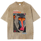 Yayoi Kusama Ape Vintage Washed Crew Neck T-Shirt