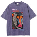 Yayoi Kusama Ape Vintage Washed Crew Neck T-Shirt