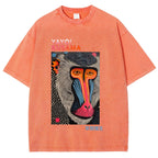 Yayoi Kusama Ape Vintage Washed Crew Neck T-Shirt