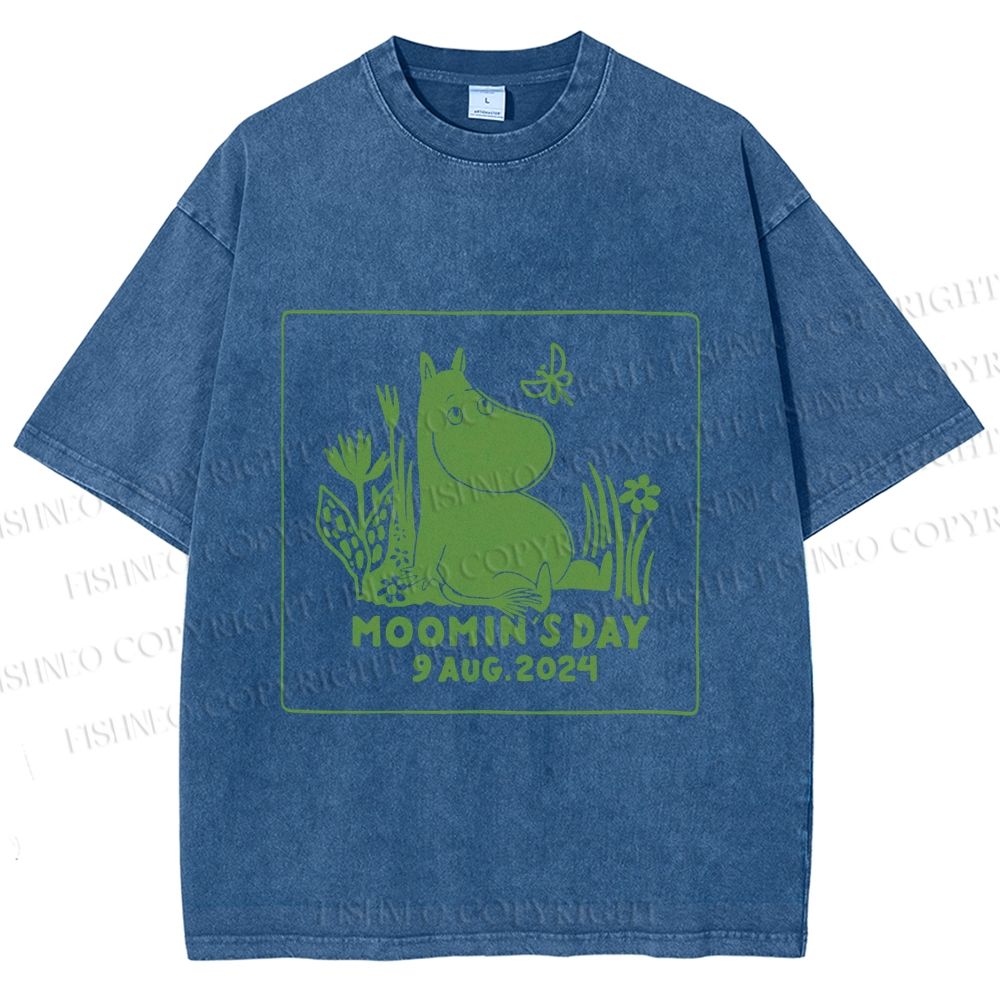 Unisex Moomin's Day Printed Washed Tee
