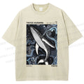 Unisex Yayoi Kusama Dolphin Printed Washed Tee