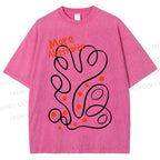 Unisex More Abstraite Printed Washed Tee
