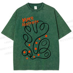 Unisex More Abstraite Printed Washed Tee