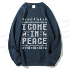 Unisex I Come In Peace Printed Sweatshirt