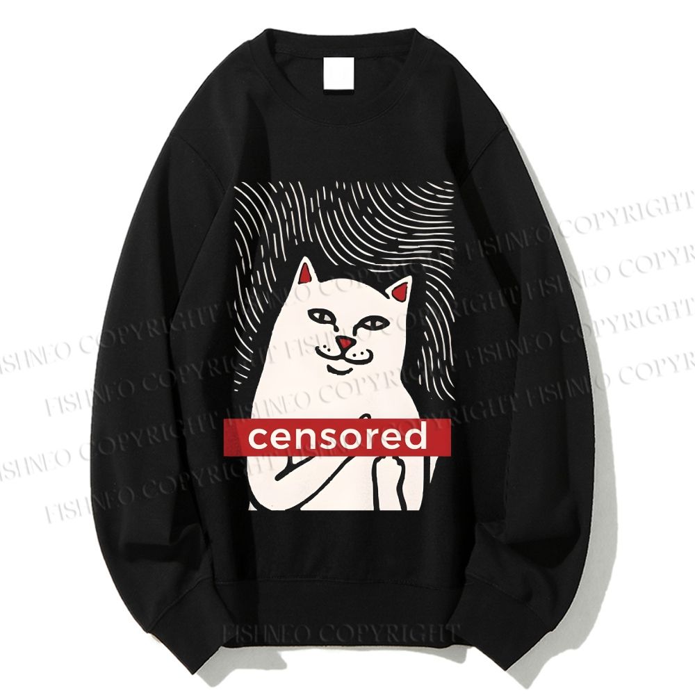 Unisex Lord Nermal Cat Printed Sweatshirt