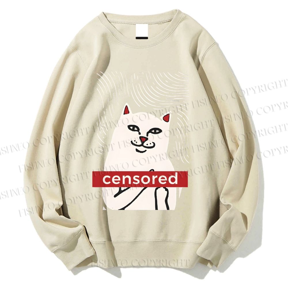 Unisex Lord Nermal Cat Printed Sweatshirt