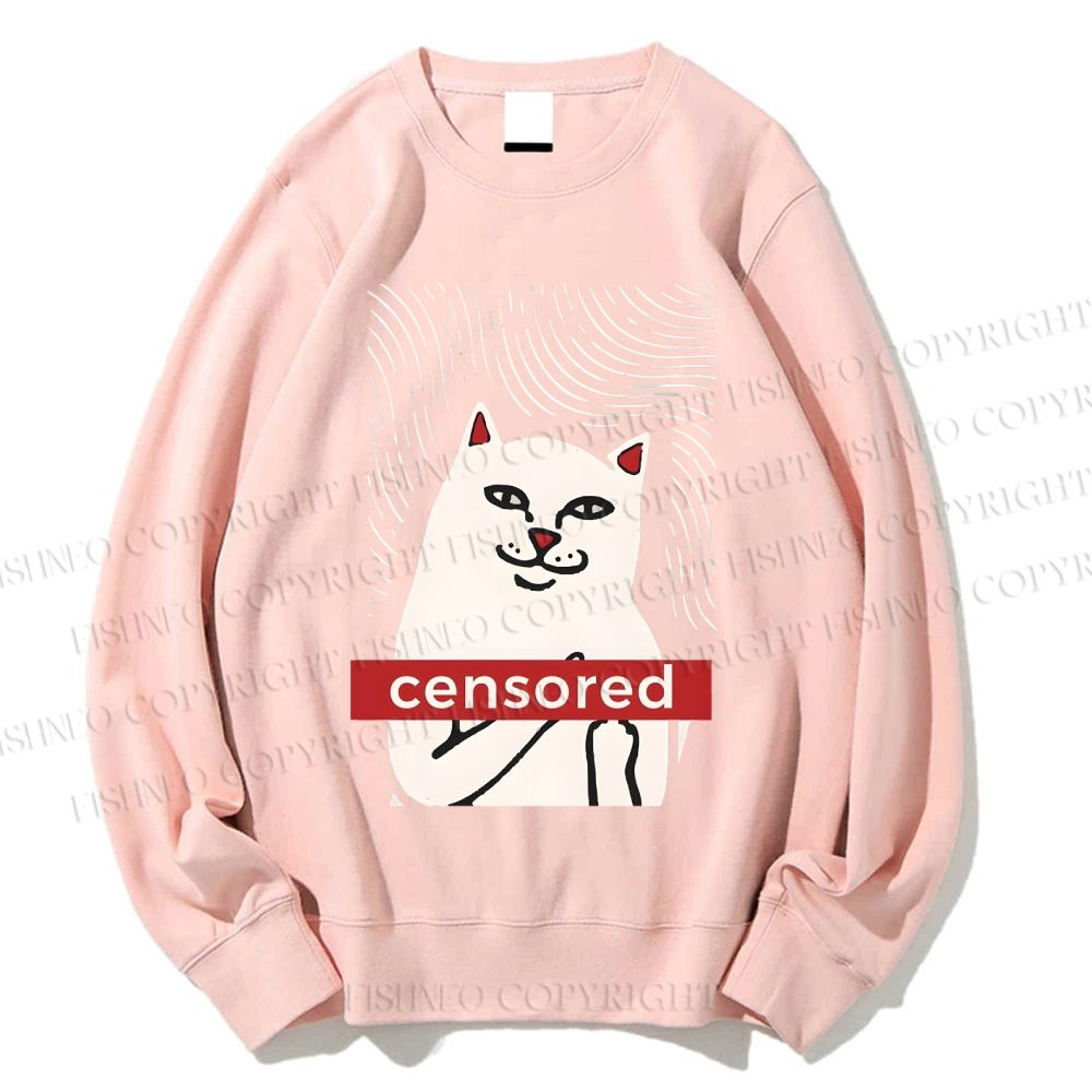 Unisex Lord Nermal Cat Printed Sweatshirt