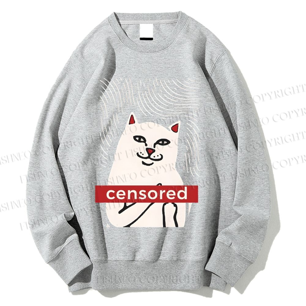 Unisex Lord Nermal Cat Printed Sweatshirt