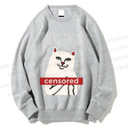 Unisex Lord Nermal Cat Printed Sweatshirt