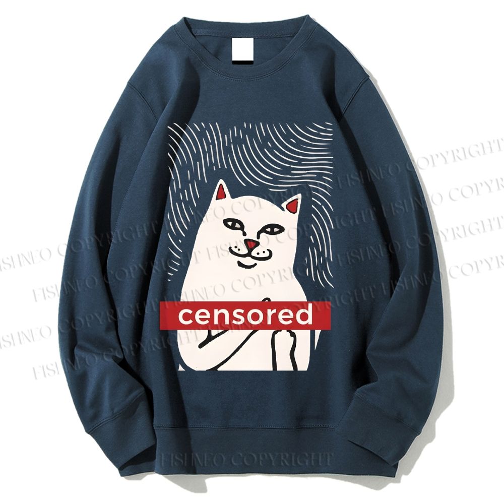 Unisex Lord Nermal Cat Printed Sweatshirt